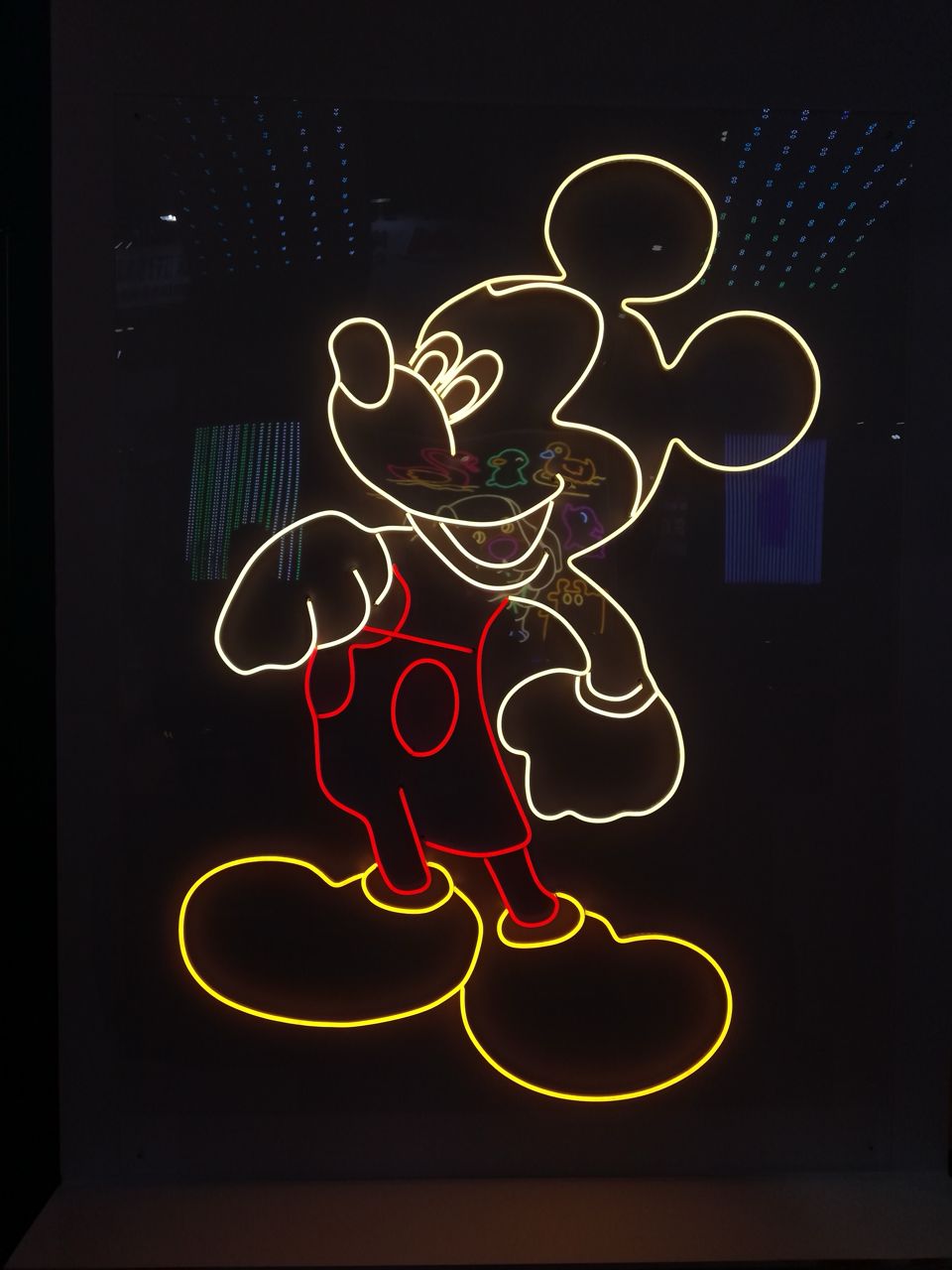 Mickey Mouse Neon Sign - Kids bedroom