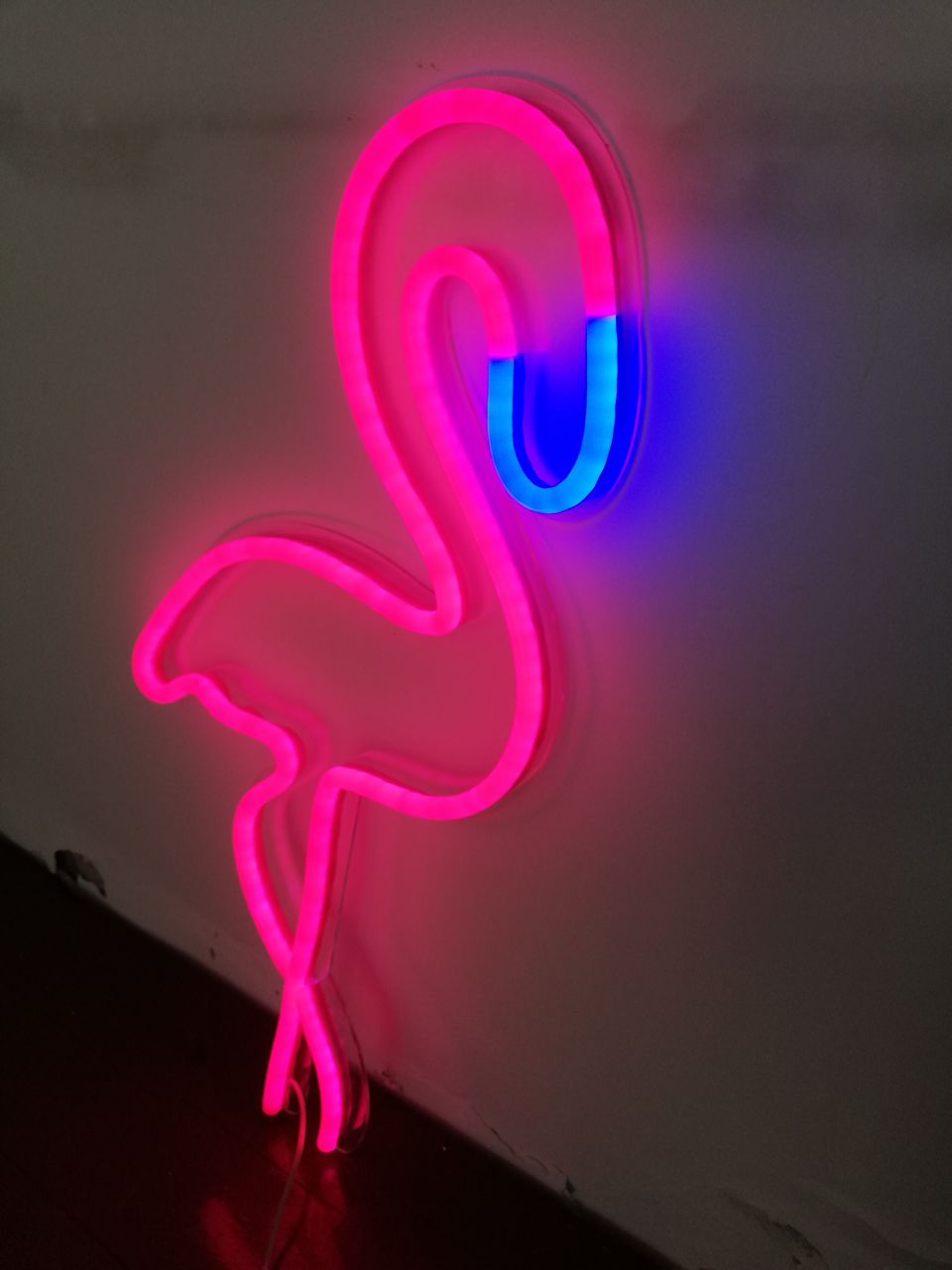 Neon Ibis sign Kids bedroom