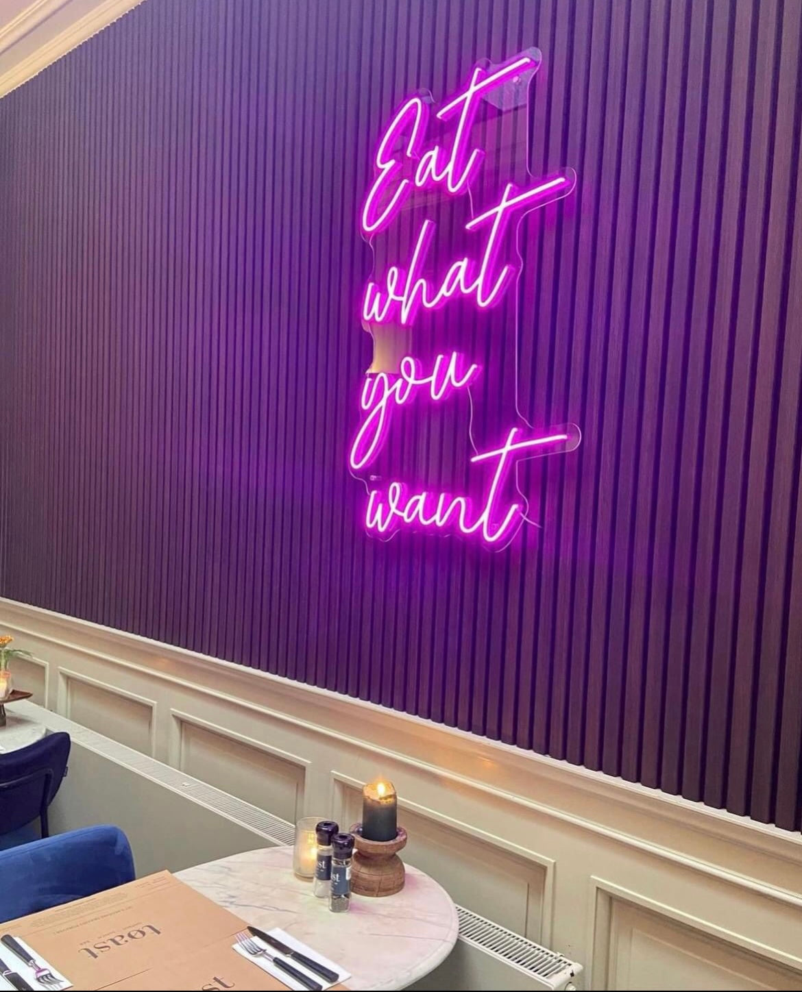 Custom Neon: EaT whaT you ...