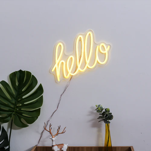 Custom Neon: hello