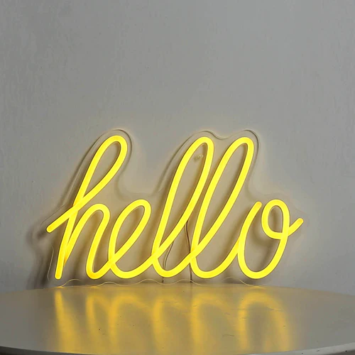 Custom Neon: hello