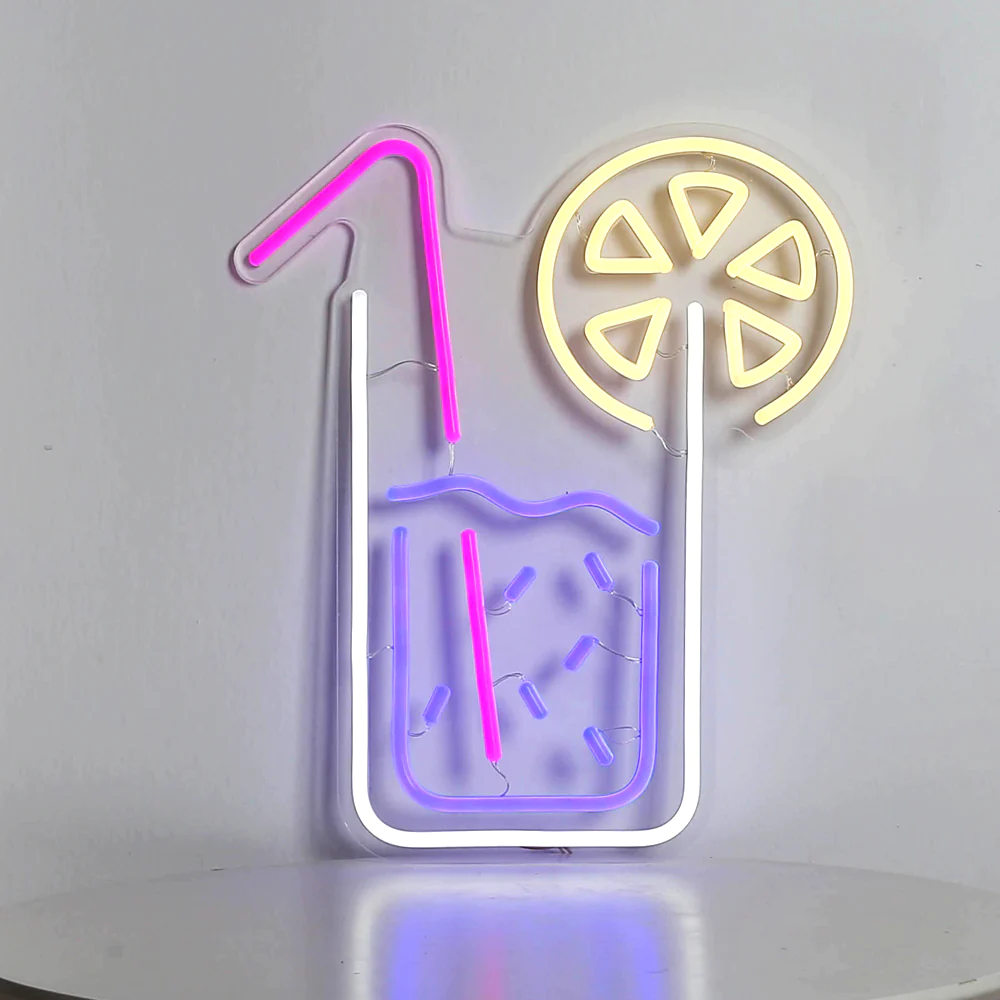 Juice Lemon Neon LED Sign