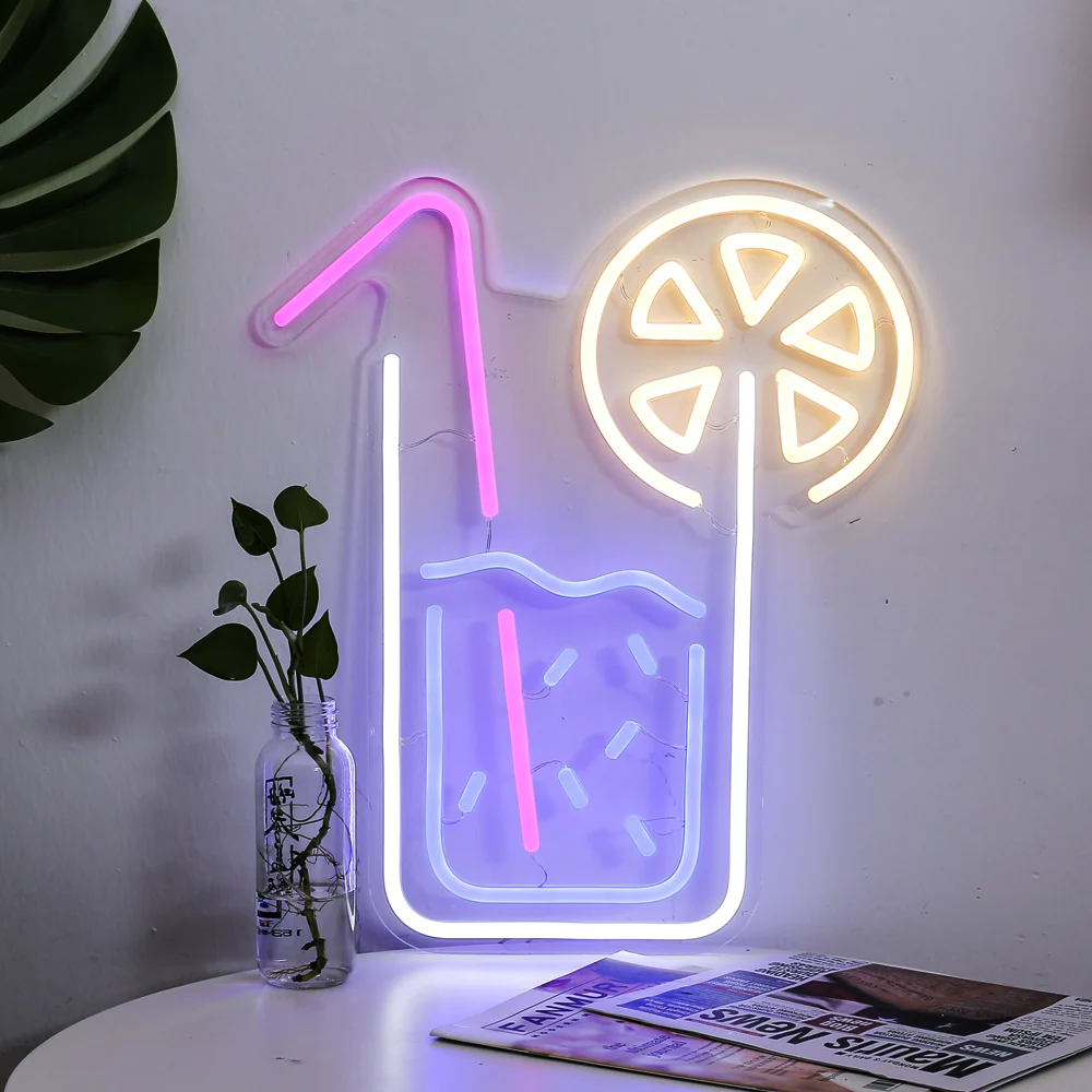 Juice Lemon Neon LED Sign