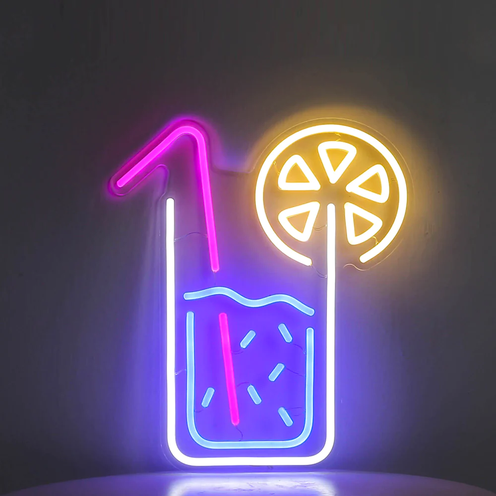 Juice Lemon Neon LED Sign