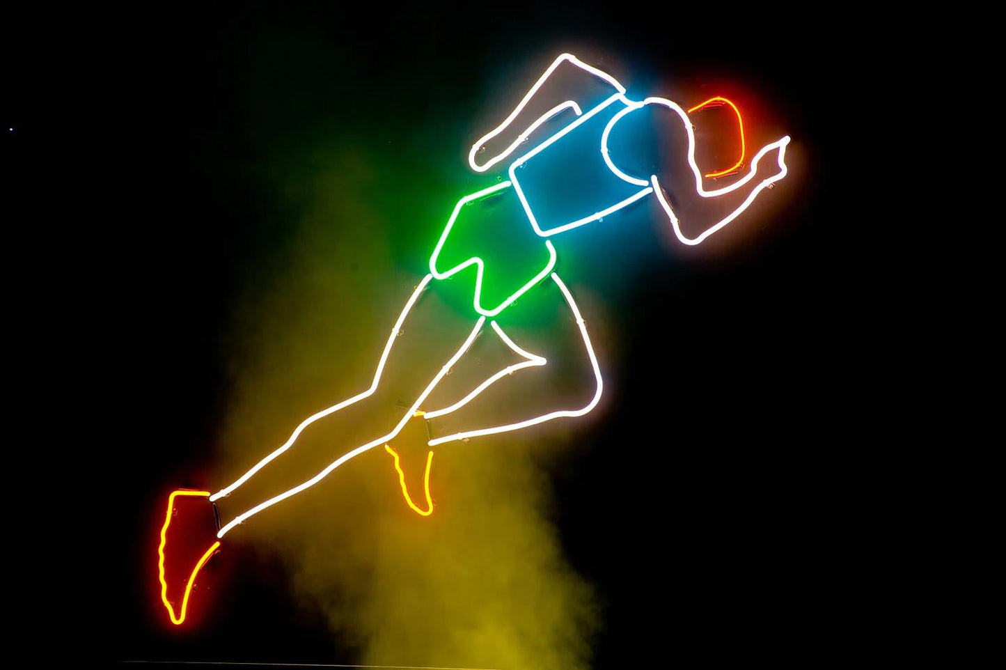 Neon Led running man