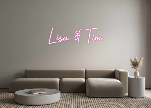 Custom Neon: Lisa &amp; Tim