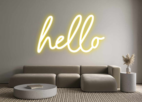 Custom Neon: hello