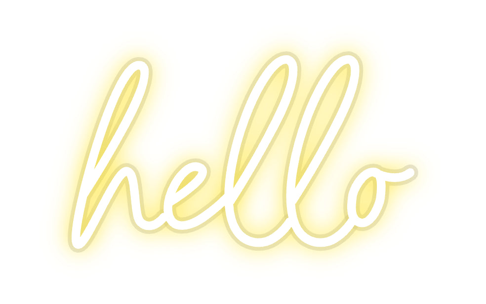 Custom Neon: hello