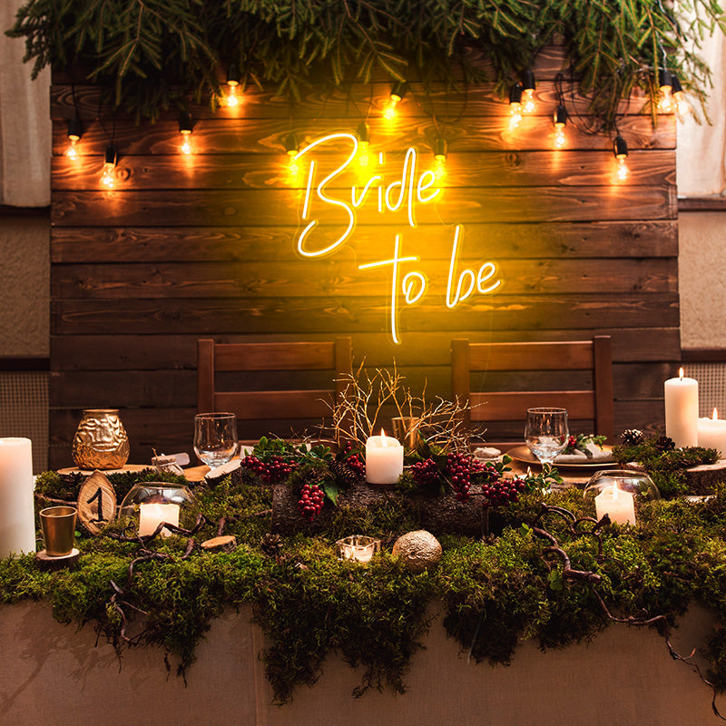 Bride to Be Neon Sign