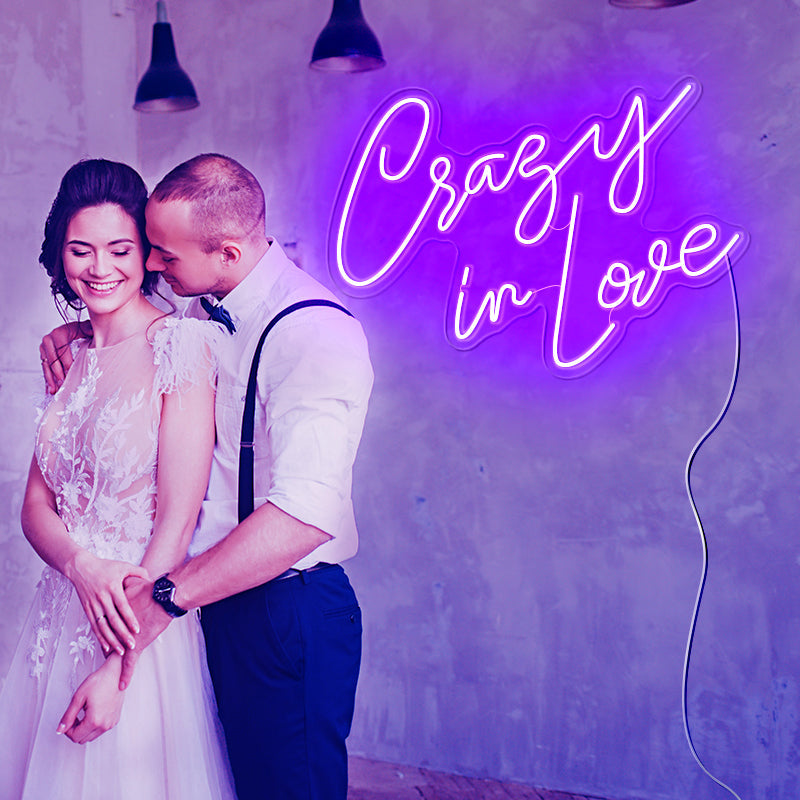 Crazy in love wedding sign