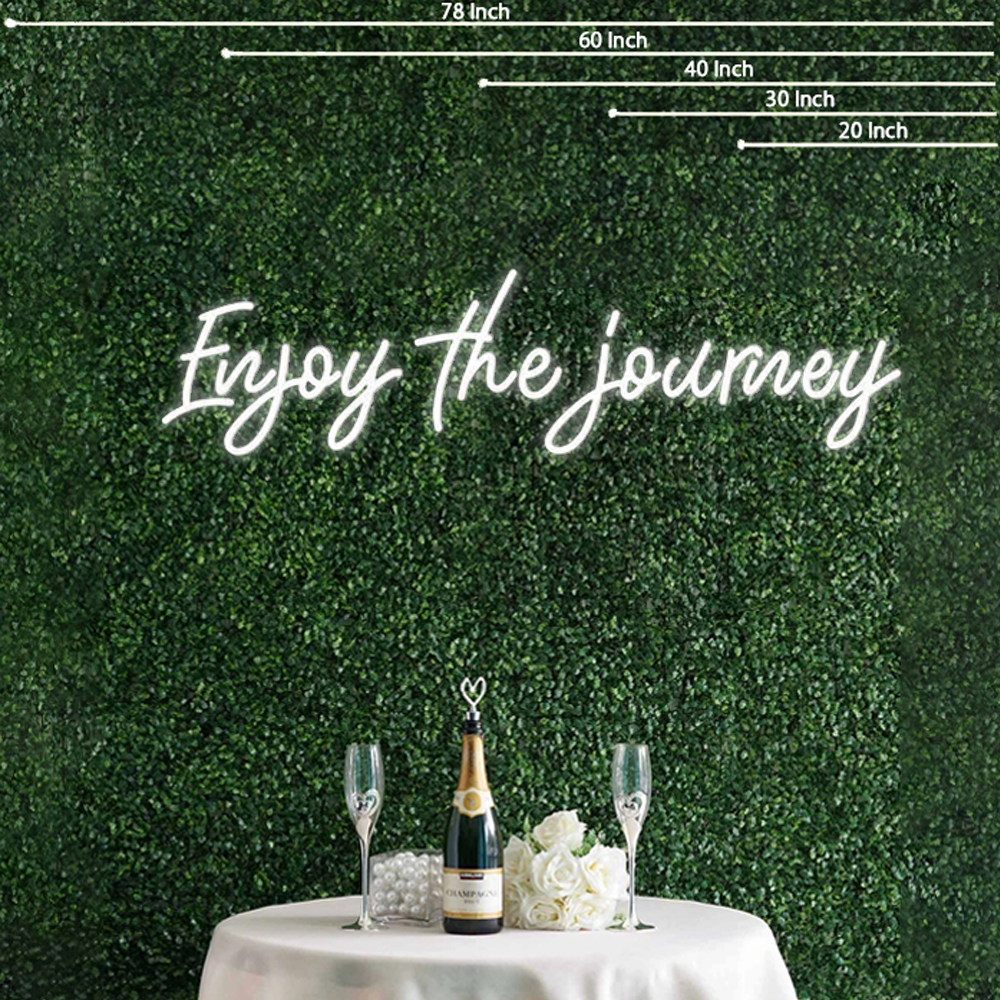 Enjoy the journey Neon Sign