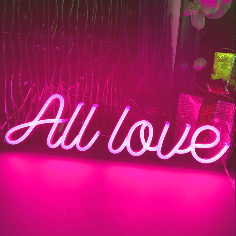 All love neon sign